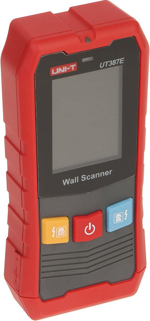 Uni-t ut-387e - detector voor geleidingen onder stroom, metaal en hout - automatische kalibratie - lcd grafisch display