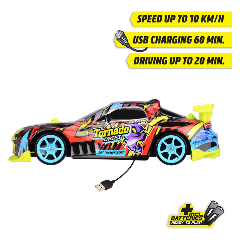 Load image into Gallery viewer, Dickie rc bestuurbare auto tornado drift rtr
