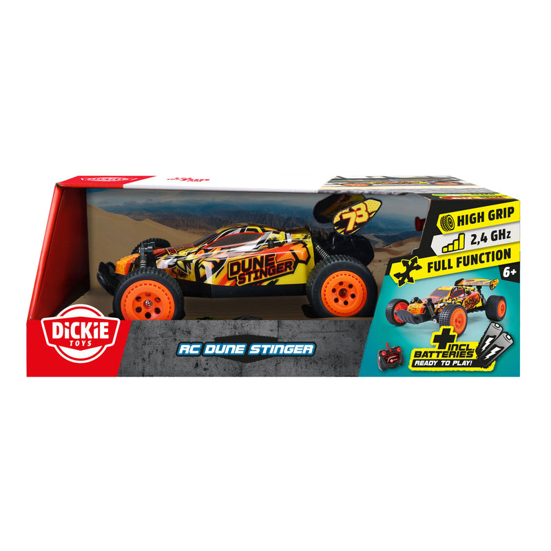 Afbeelding laden in galerijviewer, Dickie toys 201105009 dune stinger 1:24 rc modelauto voor beginners elektro buggy
