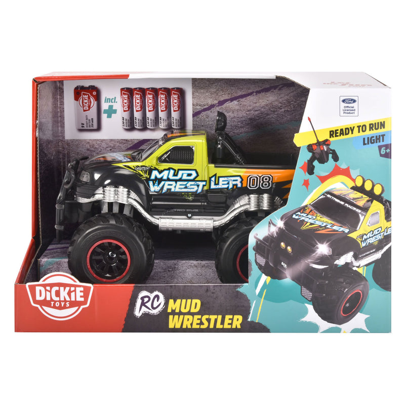 Load image into Gallery viewer, Dickie rc bestuurbare auto mud wrestler ford f150 rtr
