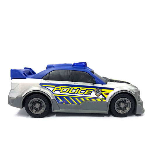Dickie politieauto grijs met licht en geluid