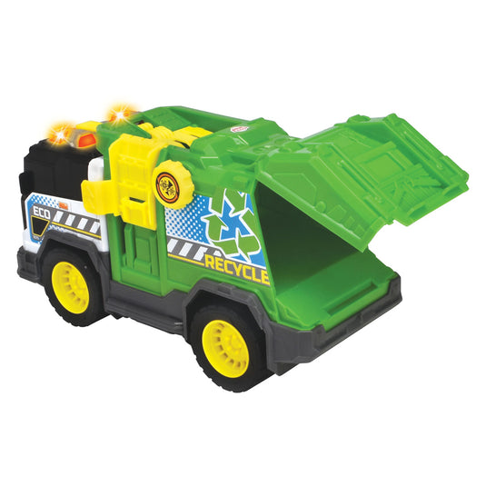 Dickie recyclewagen met licht en geluid