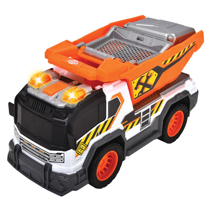 ギャラリービューアに画像をロードする, Dickie toys - kiepwagen - vrachtwagen - licht en geluid - vanaf 3 jaar
