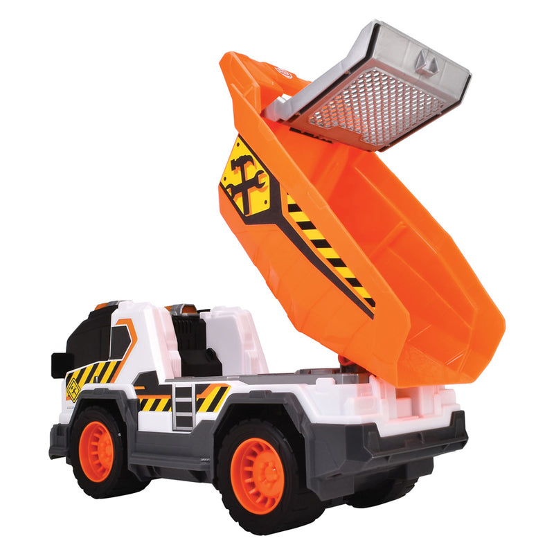 ギャラリービューアに画像をロードする, Dickie toys - kiepwagen - vrachtwagen - licht en geluid - vanaf 3 jaar
