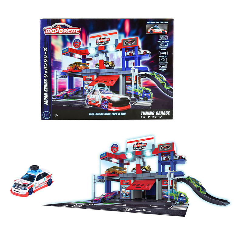Load image into Gallery viewer, Majorette japan series tuning garage speelset
