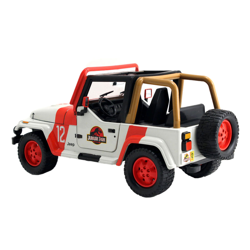 Load image into Gallery viewer, Jada toys jada die-cast jurassic world 1992 jeep wrangler 1:24
