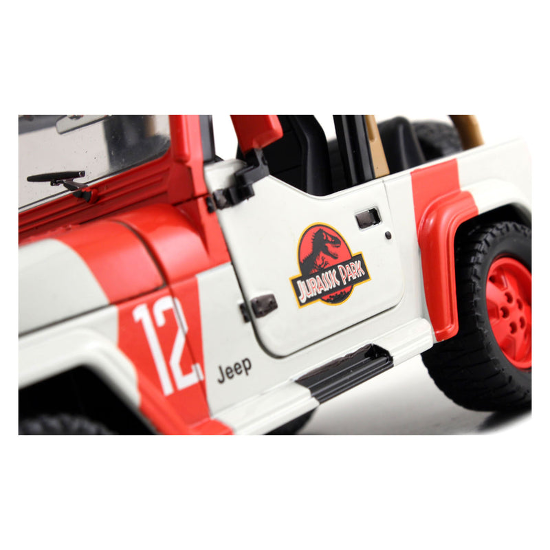Load image into Gallery viewer, Jada toys jada die-cast jurassic world 1992 jeep wrangler 1:24

