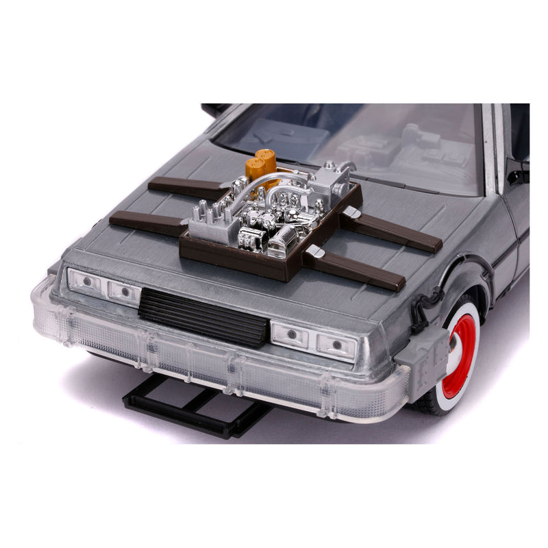 Load image into Gallery viewer, Jada toys jada die-cast time machine (back to the future 3) 1:24
