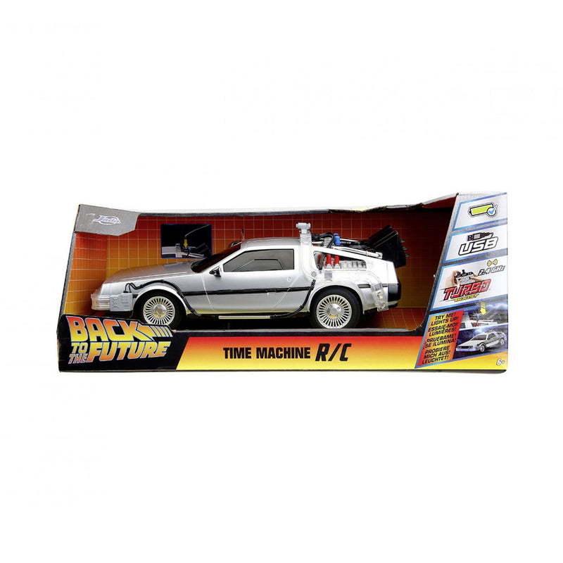 Load image into Gallery viewer, Jada toys jada bestuurbare auto back to the future rc time machine 1:16
