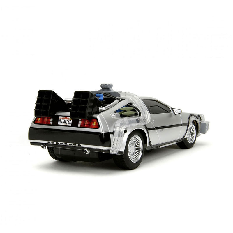 Load image into Gallery viewer, Jada toys jada bestuurbare auto back to the future rc time machine 1:16
