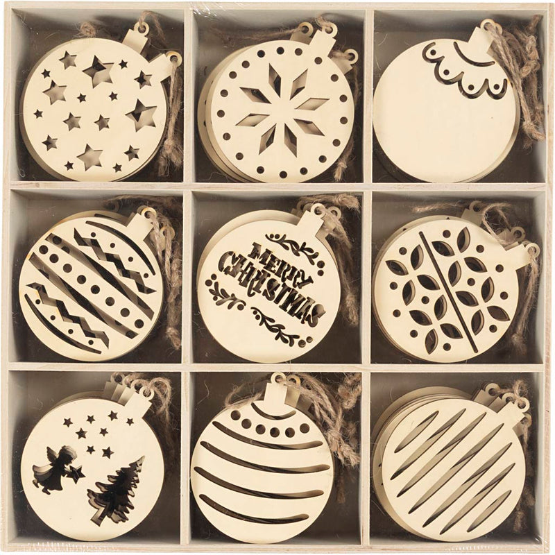 Laden Sie das Bild in Galerie -Viewer, Https: www.cchobby.nl kerstdecoratie-afm-7-9-cm-dikte-4-mm-90-stuk-1-doos
