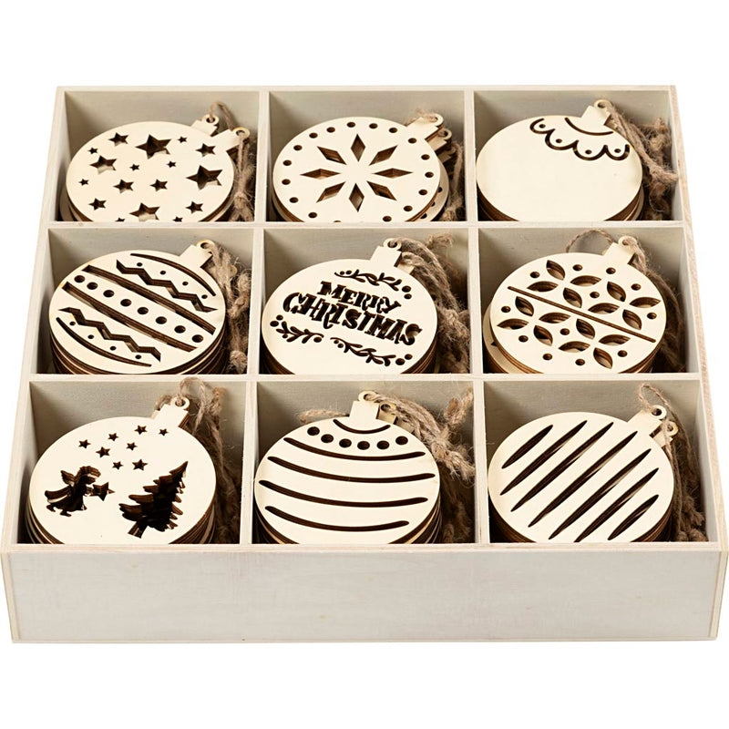 Laden Sie das Bild in Galerie -Viewer, Https: www.cchobby.nl kerstdecoratie-afm-7-9-cm-dikte-4-mm-90-stuk-1-doos

