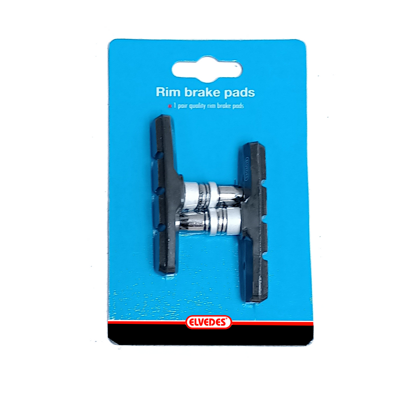 Load image into Gallery viewer, V-brake remblokset Elvedes 70 mm symmetrisch (1 paar)
