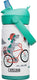 Camelbak thrive flip straw drinkfles kids - 350 ml - rvs - met rietje - isolatie waterfles - wit
