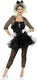 Smiffys 80's wild child kostuum - maat s