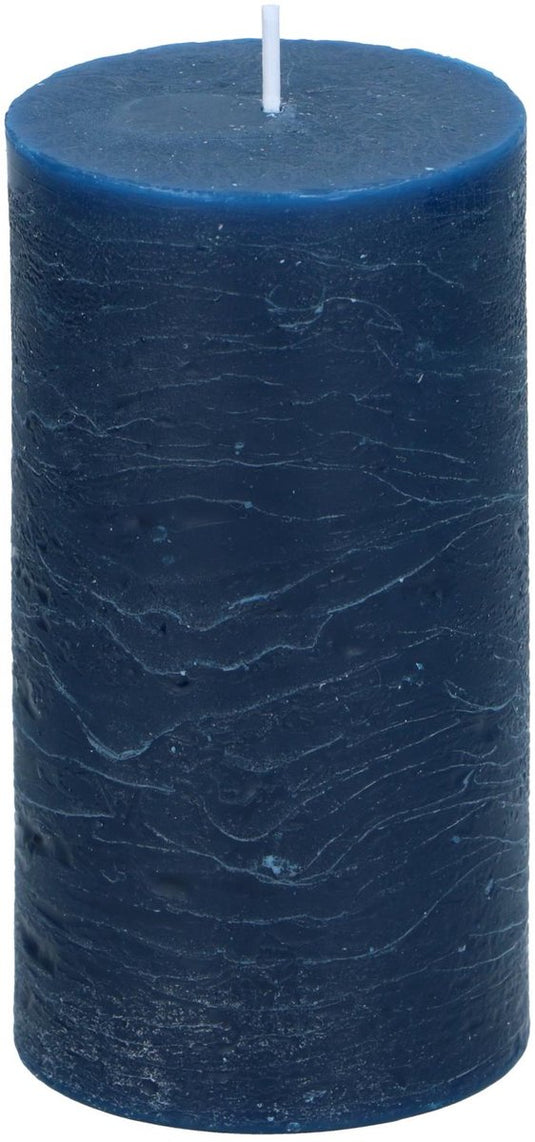 Arti casa stompkaars ø7 x 13 cm - 46 branduren - blauw