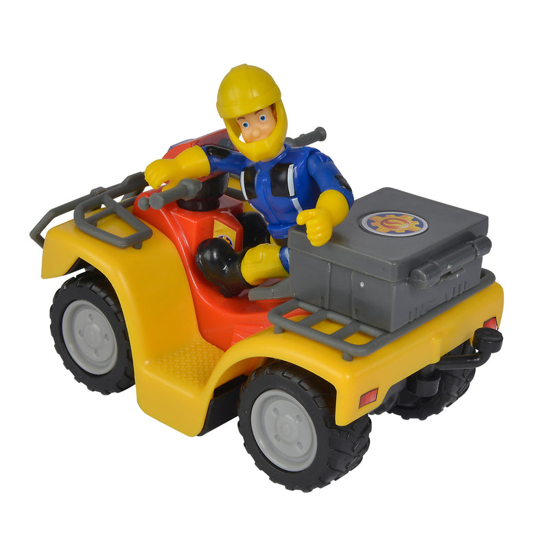 Afbeelding laden in galerijviewer, Simba brandweerman sam speelgoed quad met figuur - actievoertuig.
