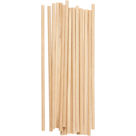 Creativ company http: www.cchobby.nl ronde-stokken-l-15-cm-d-4-mm-20-stuk-1-doos
