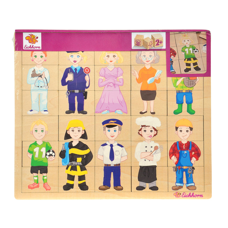 Load image into Gallery viewer, Eichhorn houten puzzel - beroepen, 30st.
