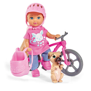 Evi love fietstour met hond