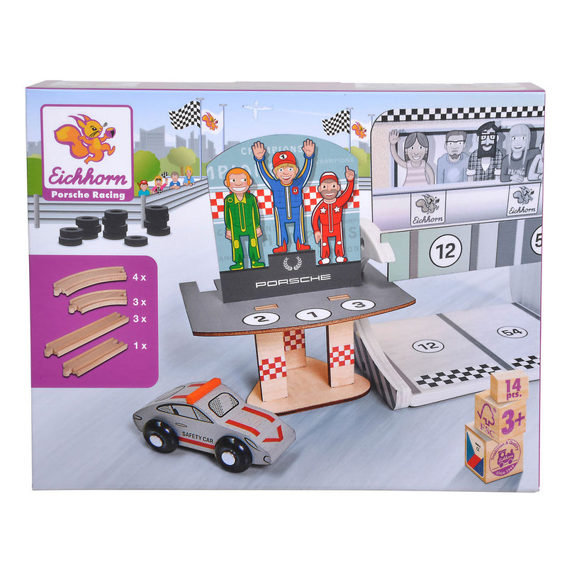 Load image into Gallery viewer, Eichhorn Houten Porsche Race Set, 14dlg.
