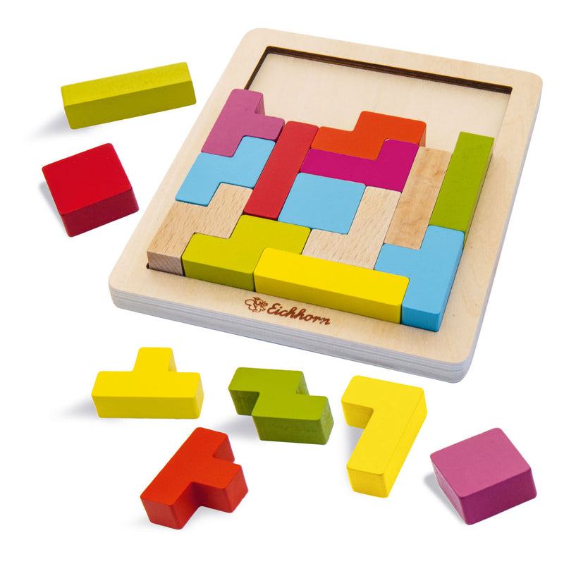 Load image into Gallery viewer, Eichhorn Houten Vormenspel
