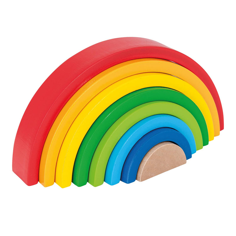 Load image into Gallery viewer, Eichhorn houten stapelregenboog, 8dlg.
