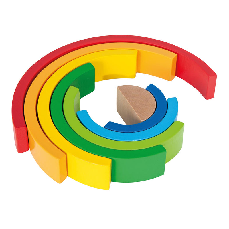 Load image into Gallery viewer, Eichhorn houten stapelregenboog, 8dlg.
