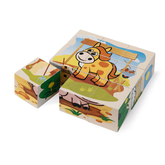 Eichhorn Houten Blokpuzzel Boerderij