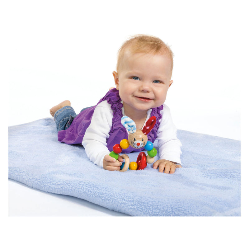 Load image into Gallery viewer, Eichhorn Baby Houten Bijtring Konijn
