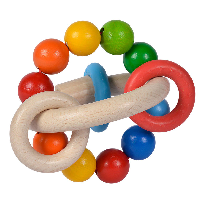 Load image into Gallery viewer, Eichhorn baby houten grijpring 3d
