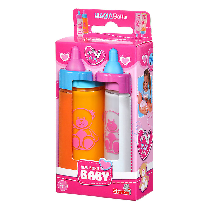 Afbeelding laden in galerijviewer, Simba - new born baby - 2 magische baby flesjes - jus en melk - 12 cm - vanaf 3 jaar

