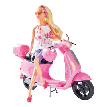 Simba steffi love stads scooter met pop en accessoires