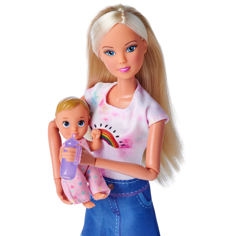 Load image into Gallery viewer, Steffi Love Pop met Baby en Draagzak
