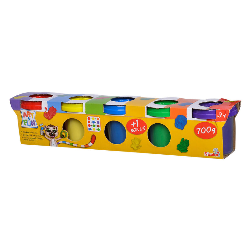 Load image into Gallery viewer, Simba art fun kinderklei - 5 kleipotjes
