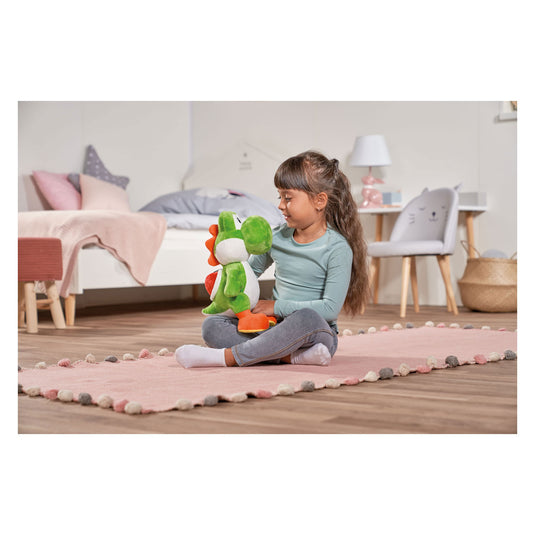 Simba super mario yoshi knuffel pluche, 30cm