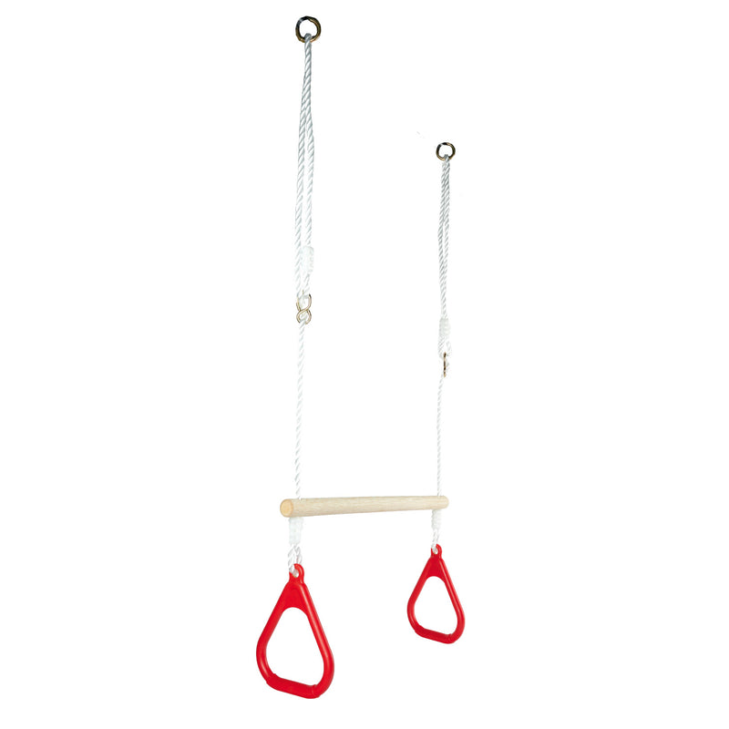 ギャラリービューアに画像をロードする, Simba houten turnringen outdoor set - verstelbare trapeze - eichhorn.
