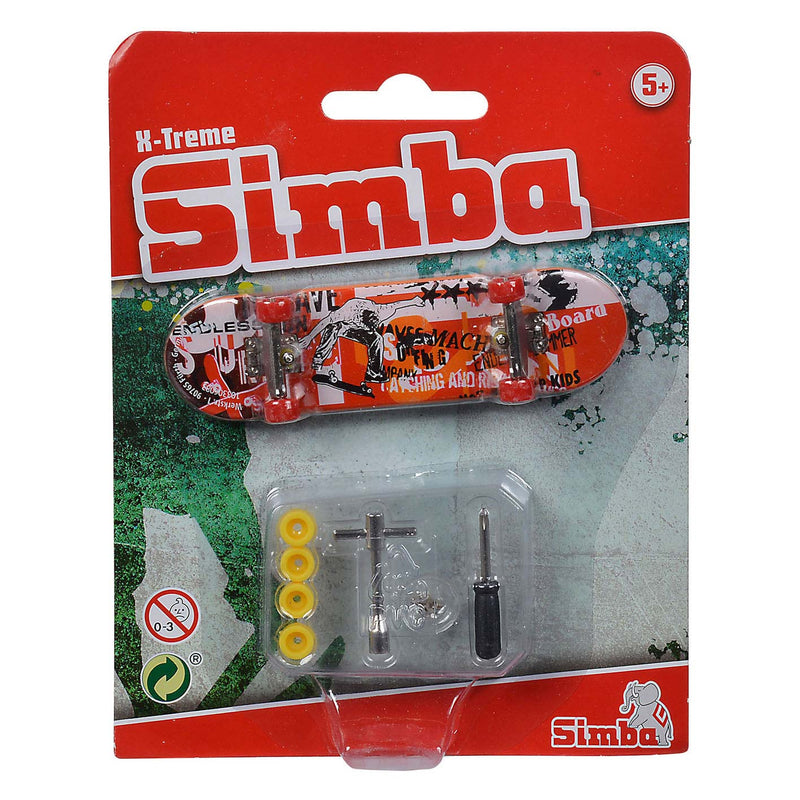 Afbeelding laden in galerijviewer, Simba vinger skateboard x-treme kleur met accessoires
