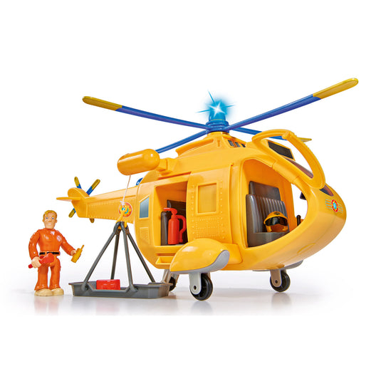 Simba brandweerman sam wallaby 2 helikopter mef figuur