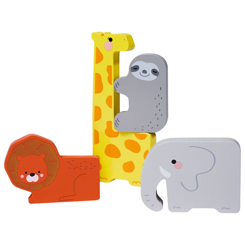 Load image into Gallery viewer, Eichhorn houten dieren vormen in houten box, 14dlg.
