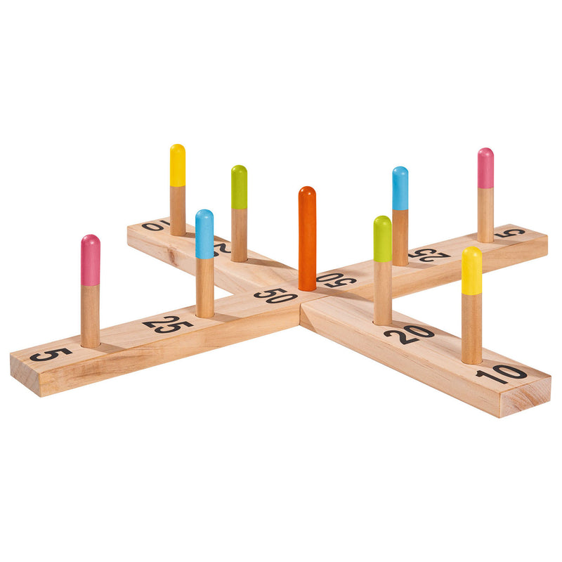 Laden Sie das Bild in Galerie -Viewer, Eichhorn houten ringwerpspel outdoor - buitenspeelgoed voor kinderen.
