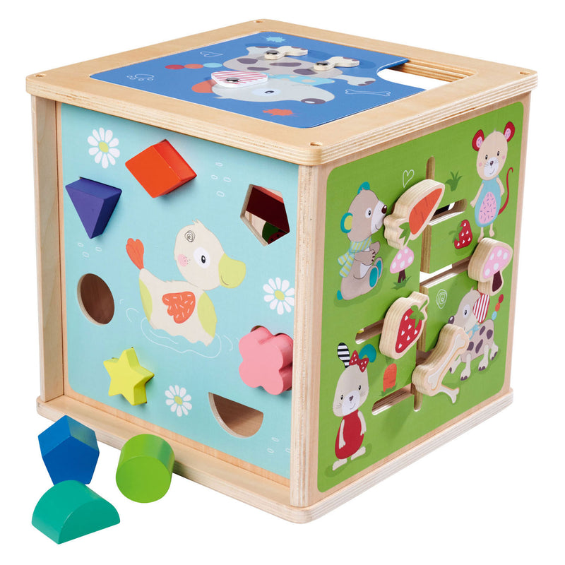 Load image into Gallery viewer, Simba eichhorn houten activiteitenbox met vormen
