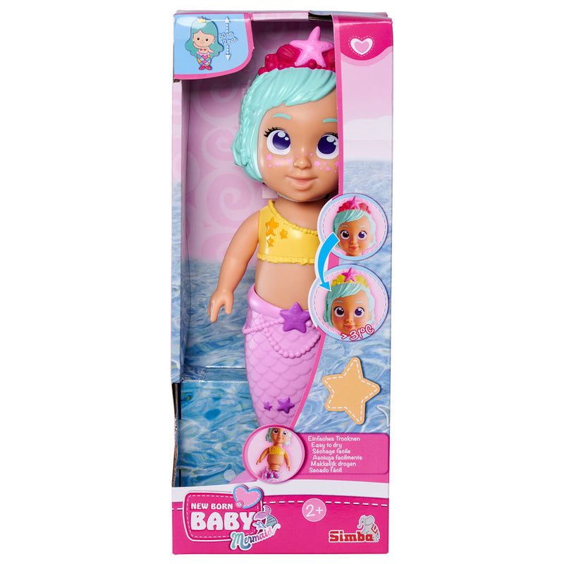 Load image into Gallery viewer, New Born Baby Zeemeermin Badpop
