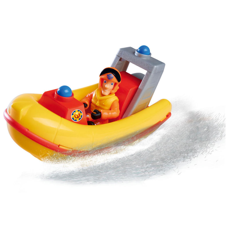 ギャラリービューアに画像をロードする, Simba brandweerman sam reddingsboot speelgoed met elvis figuur 17cm.
