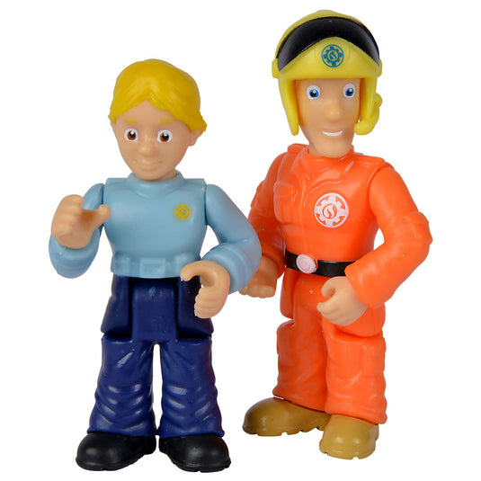 Simba brandweerman sam speelfiguren dubbelset - actiefiguren speelgoed.