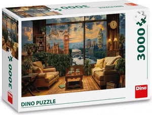 Dinotoys dinopuzzel van geschilderd london 3000 stukjes