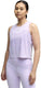 Puma x hyrox cloudspun thermoadapt cropped mouwloos t-shirt paars m vrouw