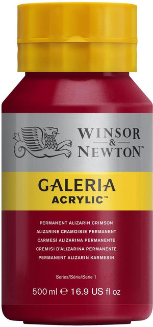 Winsor newton galeria acryl 500ml permanent alizarine crimson