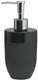 Sealskin bloom - zeepdispenser 375 ml - vrijstaand - zwart