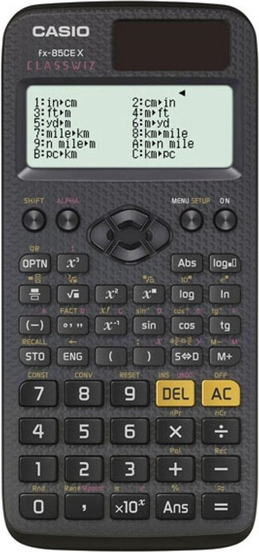 1799 kalkulator casio classwiz fx 85 ce x czarny
